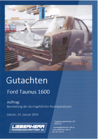 Ford Taunus 1600 voll