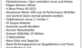 Chevrolet Corvette C3 Targa voll